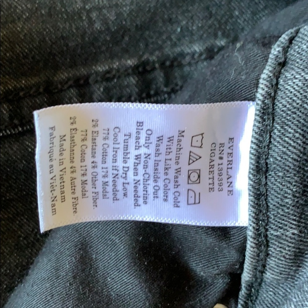 Everlane High-Rise Cigarette Jean 25 ankle - Picture 3 of 7